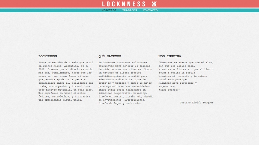 Locknness - Nosotros